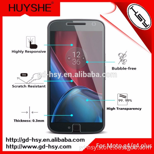 Transparent Front Cover Tempered Glass for Moto G4 Plus Japanese Screen Film Guard Raw Material Asahi Glass Protector